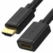 Kabel przedłużacz Unitek HDMI (M) / HDMI (F) 2.0 Y-C165K - 2 m, Czarny