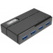 Hub Unitek 4x USB 3.0 z funkcją ładowania Y-HB03001 - 4 porty, Czarny