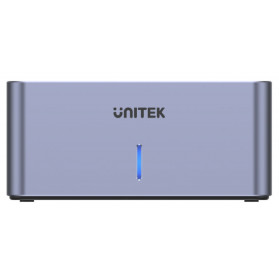 Stacja dokująca Unitek USB 3.1 HDD, SSD 2,5", 3,5" S1304A - Kolor srebrny - zdjęcie 3