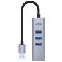 Replikator portów Unitek USB-A 3.1 5 Gbps 3xUSB + RJ45 H1906A - zdjęcie poglądowe 2