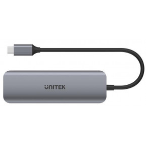 Replikator portów Unitek USB-C 3 x USB 3.1 Gen1 PD 100W SD microSD H1107C - zdjęcie poglądowe 2