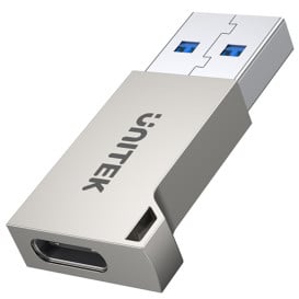 Adapter Unitek USB-A / USB-C 3.1 Gen1 A1034NI - Kolor srebrny