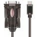 Adapter Unitek USB-C / RS-232 DB9M Y-1105K - Czarny