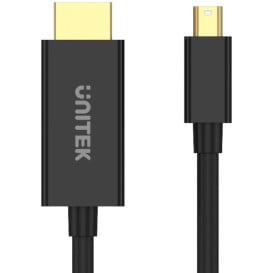 Adapter Unitek miniDP / HDMI 4K@30HZ V1152A - 2 m, Czarny