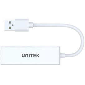 Adapter Unitek USB-A / Ethernet RJ45 U1325A - 100Mbps, Biały