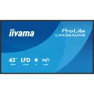 Monitor iiyama ProLite LH4364UHS-B1AG, 42,5", 3840x2160 (4K), VA, 6,5 ms, USB-C, Czarny | Sklep ITnes.pl, IT for BUSINESS