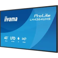 Monitor iiyama ProLite LH4364UHS-B1AG, 42,5", 3840x2160 (4K), VA, 6,5 ms, USB-C, Czarny | Sklep ITnes.pl, IT for BUSINESS