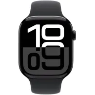 Smartwatch Apple Watch 10 MWWE3ET/A - 42 mm, GPS, aluminium w kolorze onyksu z paskiem sportowym czarnym, S/M