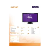 Monitor Benq GW2765HT 9H.LCELA.TBE, 27", 2560x1440 (QHD), IPS, 4 ms, pivot, Czarny | Sklep ITnes.pl, IT for BUSINESS