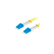 Patchcord światłowodowy Lanberg FO-LULU-SD11-0020-YE, duplex, złącza LC|UPC-LC|UPC, jednomodowy, długość 2m, żółty | Sklep ITnes
