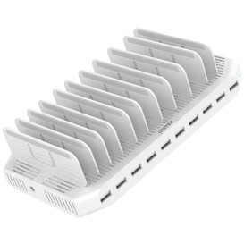 Ładowarka Unitek 10x USB-A 2.4 A 96W Y-2172 - 10 portów, Biała