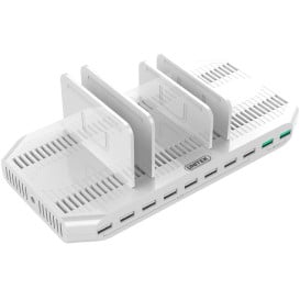 Ładowarka Unitek 10x USB-A 2.4 A QC3.0 96W Y-2190A - 10 portów, Biała