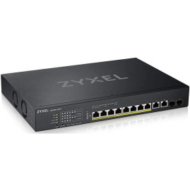 Switch zarządzalny Zyxel XS1930-12HP-ZZ0101F - Rack, 10 x LAN 100/1000/10000 Mbps, 2 x SFP+, 8 x PoE/|PoE+, 375 W