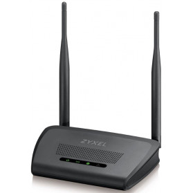 Router ZyXEL NBG-418NV2-EU0101F - xDSL, 1 x RJ45, WPA2,  802.11n (gen. 4), 4 x LAN 10, 100 Mbps, 2 anteny zewnętrzne, Czarny - zdjęcie 2