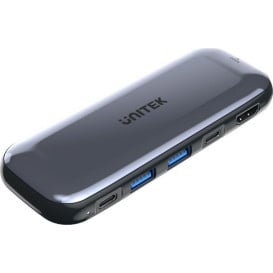 Stacja dokująca Unitek Storage USB-C M.2 HDMI 2.0 PD 100W D1046A - Kolor grafitowy