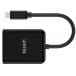 Adapter Unitek USB-C / 2x port HDMI 2.0a 4K 60Hz V1408A - 2 porty, Czarny
