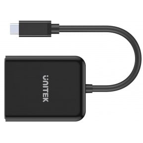 Adapter Unitek USB-C ,  2x DisplayPort 1.4 8K 60Hz V1407A - zdjęcie poglądowe 2