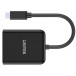 Adapter Unitek USB-C / 2x DisplayPort 1.4 8K 60Hz V1407A - 2 porty, Czarny