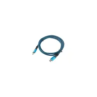 Kabel Lanberg USB-C USB4 CA-CMCM-45CU-0005-BK, 100W, 8K, 60Hz, 50cm, Czarno-niebieski | Sklep ITnes.pl, IT for BUSINESS