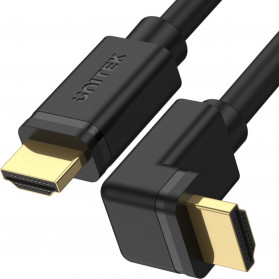 Kabel Unitek HDMI 2.0 90" Y-C1001 - zdjęcie poglądowe 2