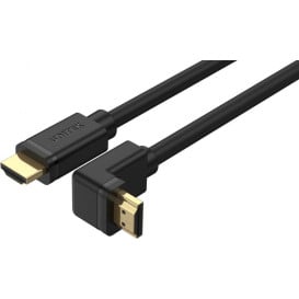 Kabel Unitek HDMI 2.0 270° 4K Y-C1009 - 3 m, Czarny