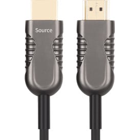 Kabel optyczny Unitek Premium HDMI 2.0 AOC 4K 60Hz Y-C1033BK - 50 m, Czarny