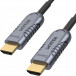 Kabel optyczny Unitek HDMI 2.1 AOC 8K 120Hz C11036DGY - 100 m, Kolor srebrny, Czarny