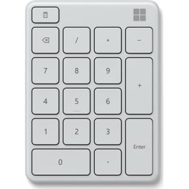 Klawiatura bezprzewodowa Microsoft Number Pad (US) 23O-00026 - Biała