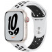 Smartwatch Apple Watch Nike Series 7 GPS MKNA3WB/A - 45 mm, Kolor srebrny, Biały