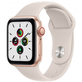Smartwatch Apple Watch SE GPS + Cellular MKQX3WB/A - 40 mm, Regular, Kolor złoty, Beżowy