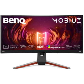 Monitor Benq Mobiuz EX3415R 9H.LK2LJ.TBE - 34"/3440x1440 (UWQHD)/144Hz/21:9/zakrzywiony/IPS/HDR/1 ms/Czarny