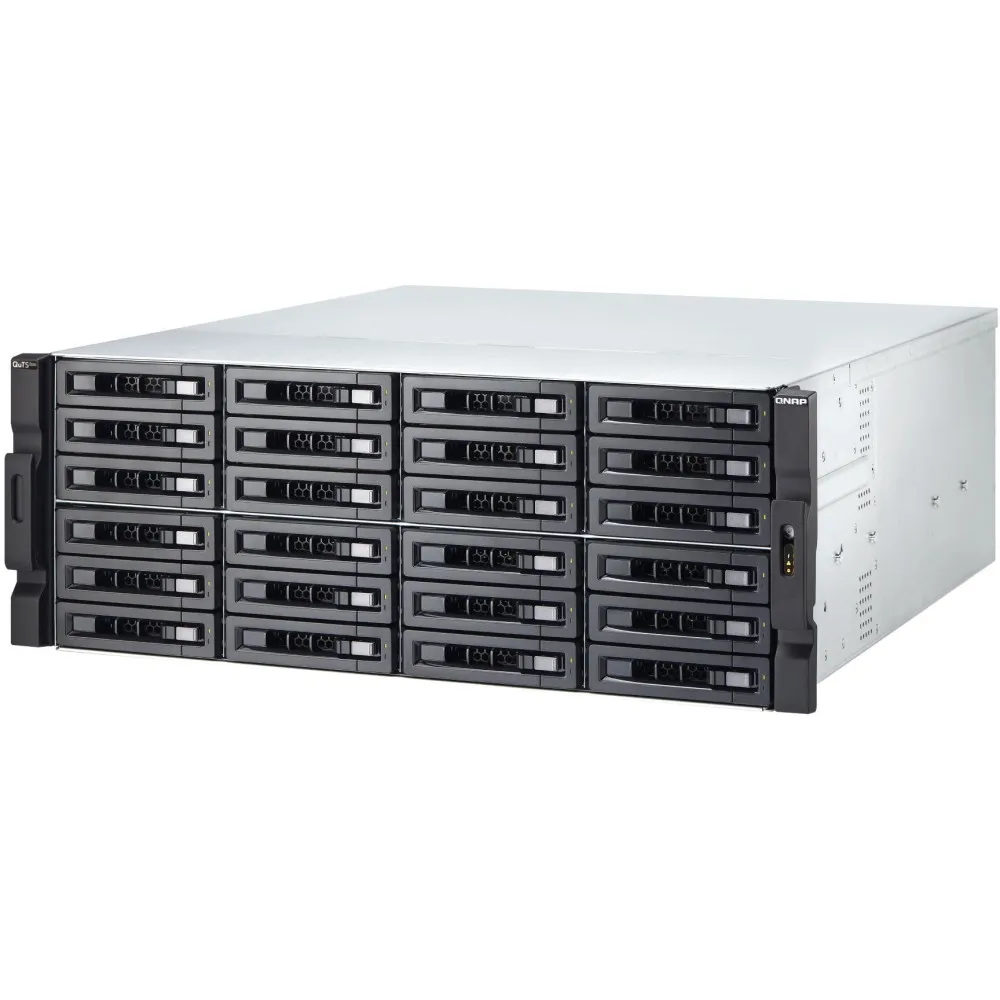 Serwer NAS QNAP Rack TS-H2477XU-RP-3700X-TAD5 - Rack (4U)/AMD Ryzen 7 3700X/32 GB RAM/48 TB/24 wnęk/hot-swap/3 lata Carry-in