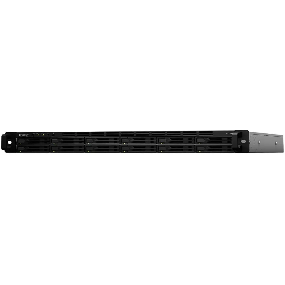 Serwer NAS Synology Rack FS FS2500 - Rack (1U)/AMD Ryzen V1780B/8 GB RAM/12 wnęk/hot-swap/5 lat Carry-in