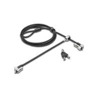 Linka zabezpieczająca Kensington NanoSaver Keyed Dual Head Laptop Lock K64448WW - Czarna