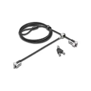 Linka zabezpieczająca Kensington NanoSaver Keyed Dual Head Laptop Lock K64448WW - Czarna