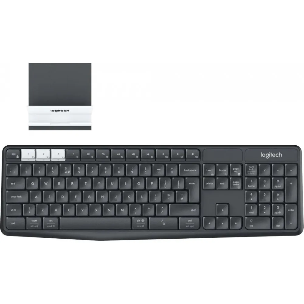 Klawiatura bezprzewodowa Logitech K375s MultiDev 920-008181, Klasyczna, USB, US, Czarna | Sklep ITnes.pl, IT for BUSINESS
