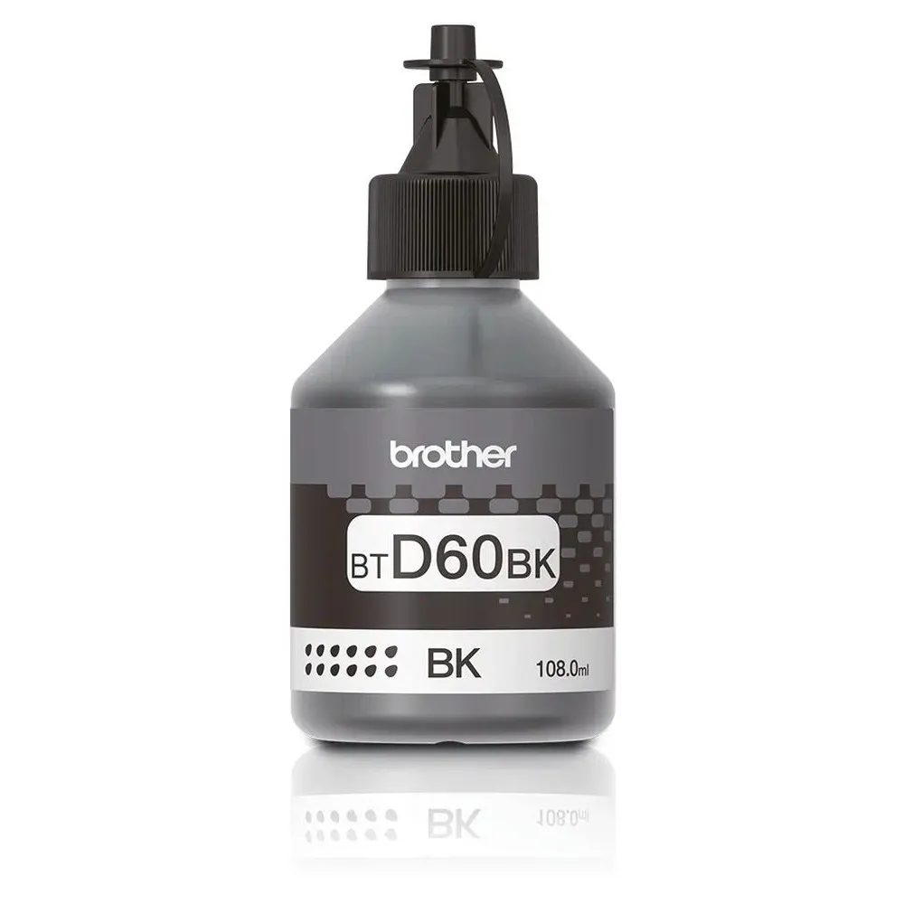 Butelka z tuszem Brother BTD60BK Black - Oryginał, 7500 stron
