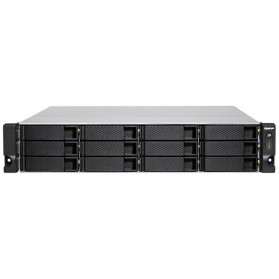 Serwer NAS QNAP Rack TS-1232PXU-RP-1R3 - Rack (2U), AnnapurnaLabs Alpine AL324 64-bit, 4 GB RAM, 20 TB, 12 wnęk, hot-swap, 3 lata DtD - zdjęcie 2