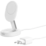 Ładowarka indukcyjna Belkin BoostCharge Pro Convertible Magnetic Wireless Charging Stand with Qi2 15W WIA008VFWH - Biała