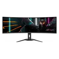 Monitor Gigabyte AORUS CO49DQ, 49", 5120x1440, 144Hz, 32:9, zakrzywiony, OLED, HDR, 0,03 ms, USB-C, Czarny | Sklep ITnes.pl, IT 