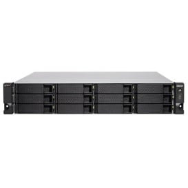 Serwer NAS QNAP Rack TS-H1283XU-RP-E2236-XLK - Rack (2U)/Intel Xeon E-2236/32 GB RAM/48 TB/12 wnęk/hot-swap/3 lata Carry-in