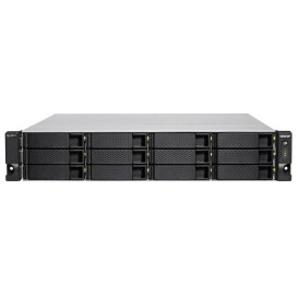 Serwer NAS QNAP Rack TS-H1283XU-RP-E2236-5A - Rack (2U)/Intel Xeon E-2236/32 GB RAM/72 TB/12 wnęk/hot-swap/3 lata Carry-in