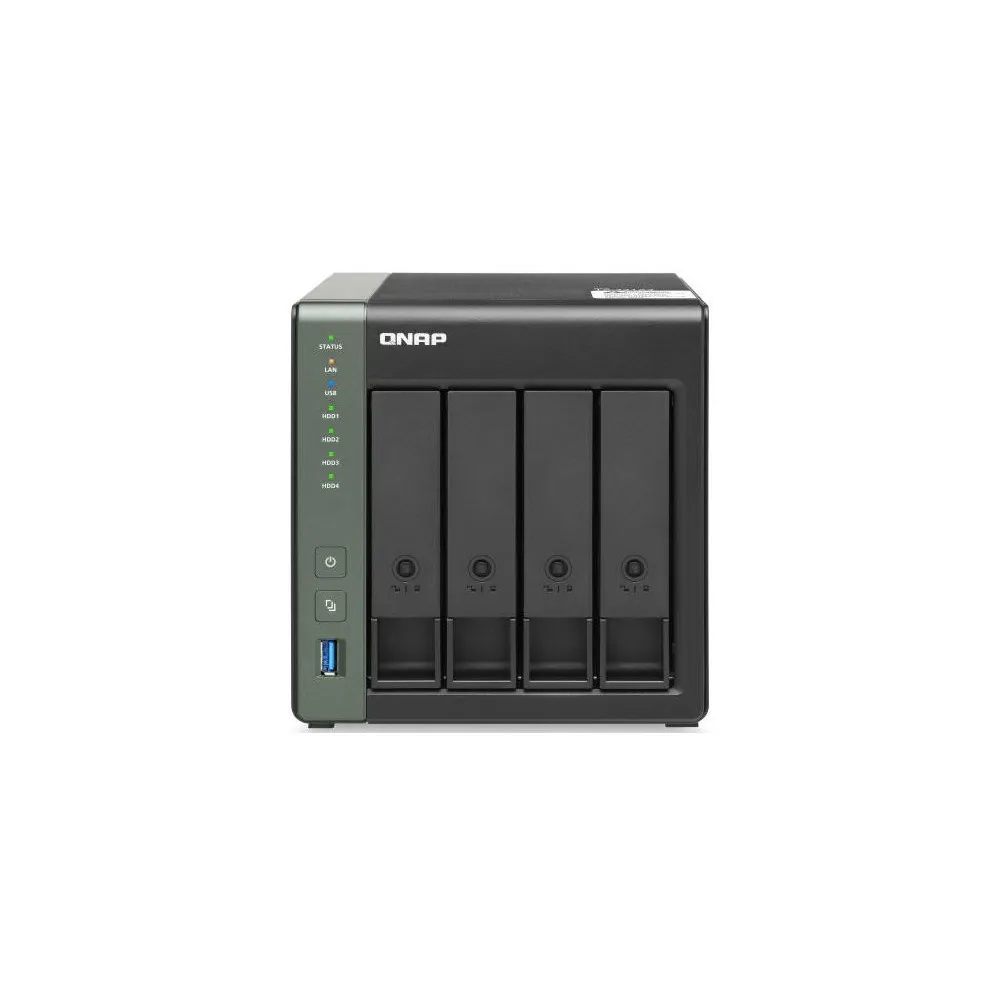Serwer NAS QNAP Tower TS-431X3-BJK - Tower/AnnapurnaLabs Alpine AL314/8 GB RAM/32 TB/4 wnęki/hot-swap - zdjęcie