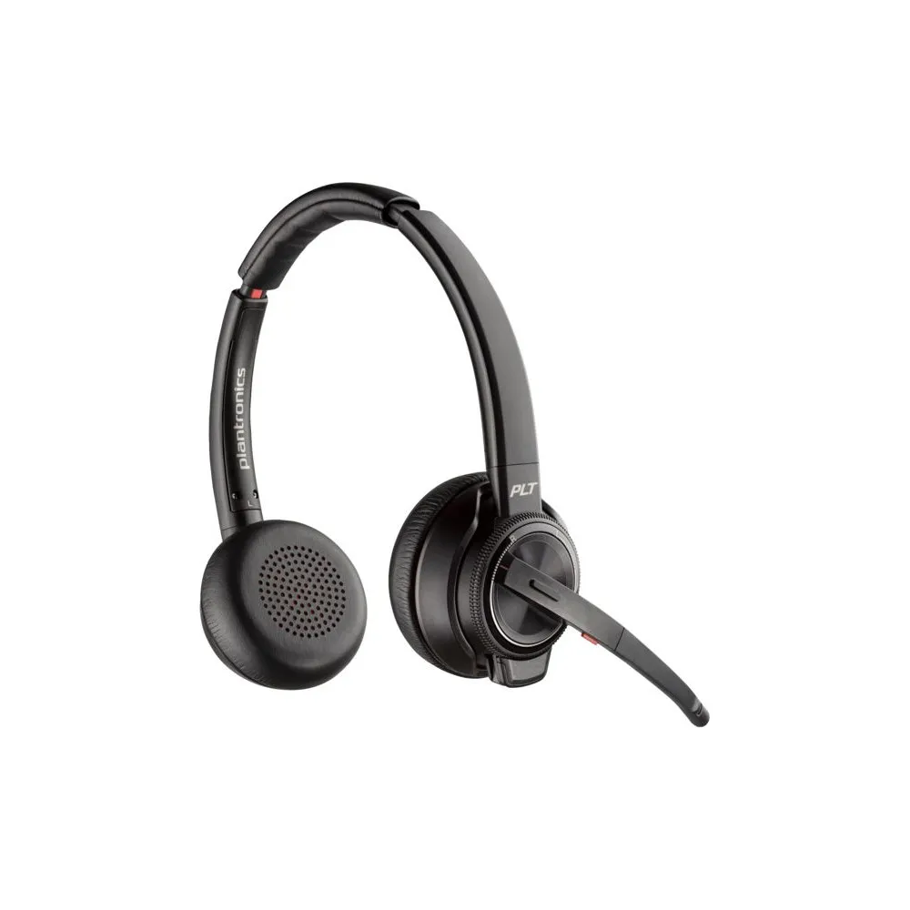 Zestaw słuchawkowy Poly Savi 8220 Stereo DECT 1880-1900 MHz Top + Charging Cradle 8Y9C4AA