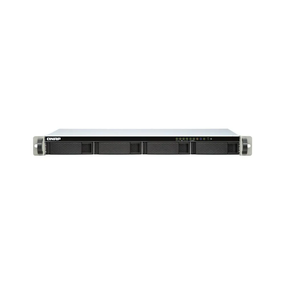 Serwer NAS QNAP Rack TS-451DEU-E01D, Rack (1U), Intel Celeron J4025, 2GB RAM, 1TB, 4 wnęki, hot-swap, 3 lata Carry-in | Sklep IT