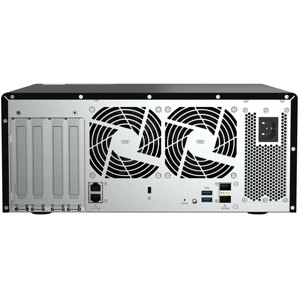 Serwer NAS QNAP Tower TS-H1290FX-7232P-6IJF - Desktop/AMD EPYC 7232P/7252/64 GB RAM/23 TB/12 wnęk - zdjęcie