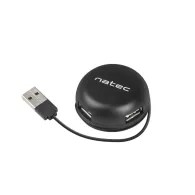 Natec NHU-1330 HUB USB 2.0 NATEC BUMBLEBEE 4-PORTY CZARNY | Sklep ITnes.pl - IT for BUSINESS