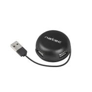 Natec NHU-1330 HUB USB 2.0 NATEC BUMBLEBEE 4-PORTY CZARNY | Sklep ITnes.pl - IT for BUSINESS