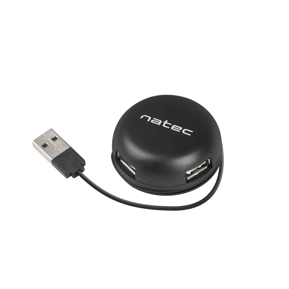 Natec NHU-1330 HUB USB 2.0 NATEC BUMBLEBEE 4-PORTY CZARNY | Sklep ITnes.pl - IT for BUSINESS