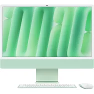 Komputer All-in-One Apple iMac 24 M4 2024 MWUE3ZE/A, Apple M4, 24" 4480x2520 Retina, 16GB, 256GB, Zielony, WiFi, macOS, 1CI | Sk
